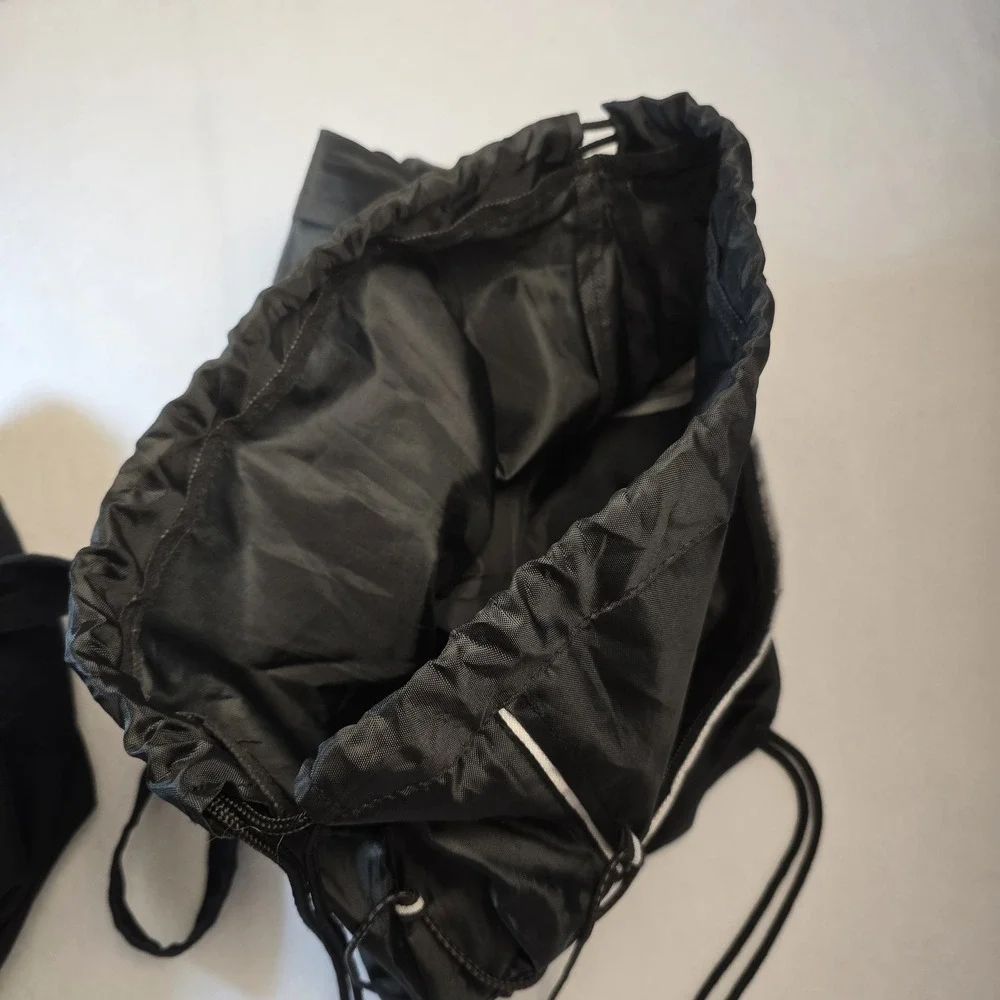 Starbucks Leeds Drawstring Cinch‎ Backpack Canvas New York City Bag Lot 2 Canvas